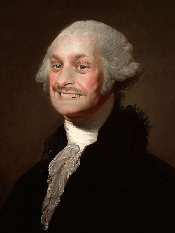 Shaun as George Washington